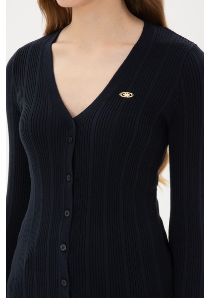 Kadın Lacivert Hırka (Triko) 50313580-VR033