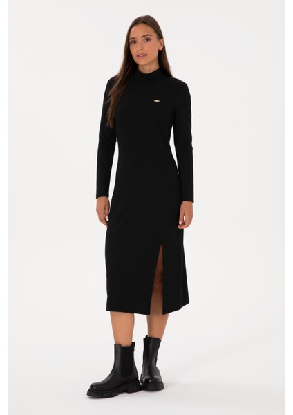 Kadın Siyah Elbise (Örme) 50313549-VR046 modelleri
