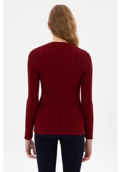 Kadın Bordo Hırka (Triko) 50313580-VR014 indirimleri