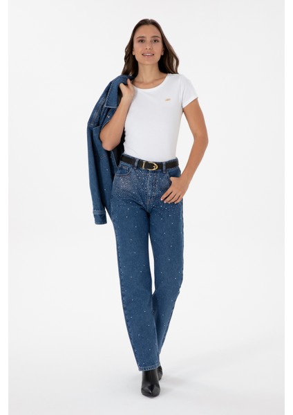 Kadın Mavi Pantolon (Jean) 50312351-DN0022