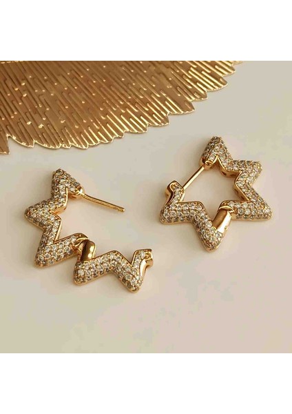 Xuping Zirkon Taşlı Yıldız Küpe fiyatları