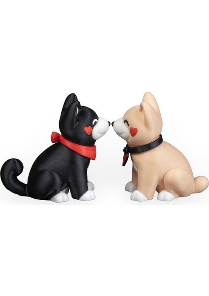 Sevimli Aşık Köpekler - Masa Süsü Biblo fiyatları