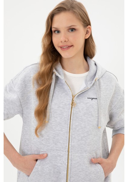 Kadın Açık Gri Sweatshirt 50314130-VR001 fiyatları