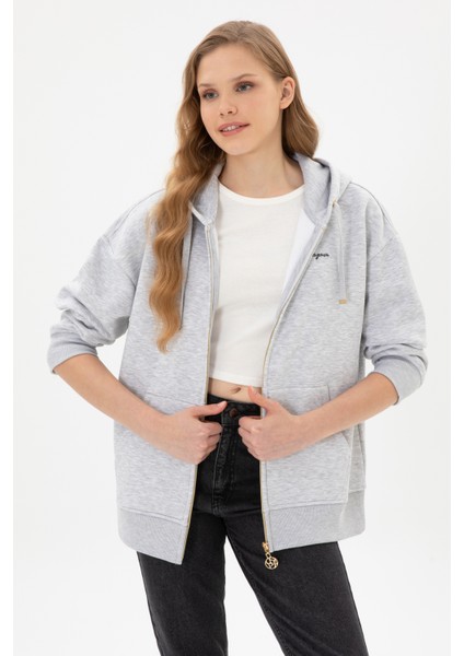 Kadın Açık Gri Sweatshirt 50314130-VR001 modelleri