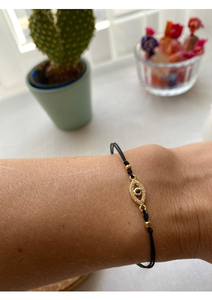 Siyah Renk Zirkon Taş Detaylı Çelik Xupıng VİP İp Bileklik fiyatları