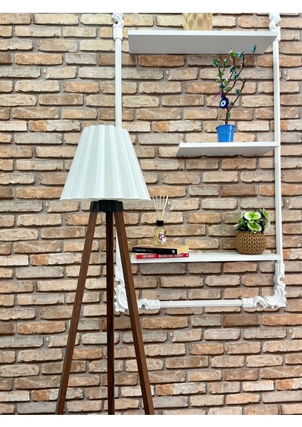 Ahşap 3 Ayaklı Pileli Moder Tripot Lambader Salon Yatak Odası Oturma Odası Pinterest Tasarım