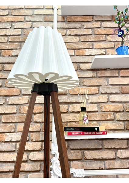 Ahşap 3 Ayaklı Pileli Moder Tripot Lambader Salon Yatak Odası Oturma Odası Pinterest Tasarım fiyatları