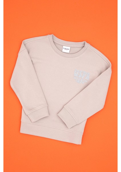 Kız Çocuk Taş Sweatshirt 50314289-VR049