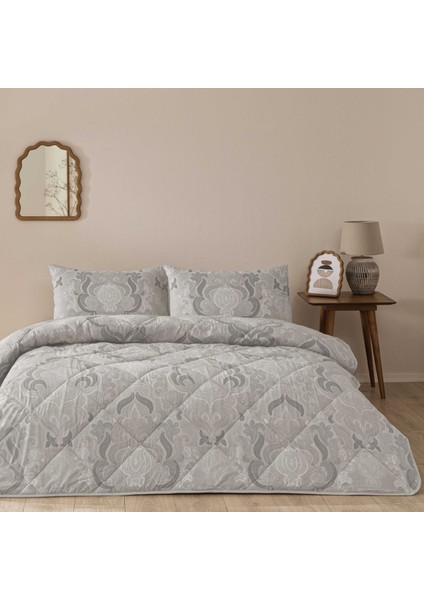 Norellia Ranforce Tek Kişilik Yorgan Seti Gri