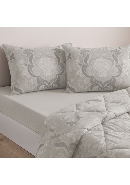 Norellia Ranforce Tek Kişilik Yorgan Seti Gri modelleri