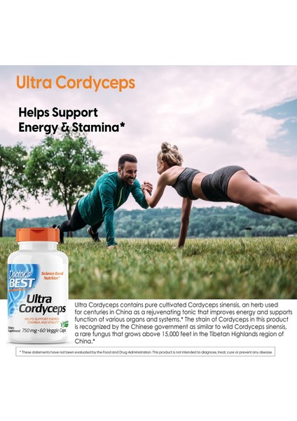 Ultra Cordyceps Plus Ginkgo Biloba And Artichoke Extracts Complex Energy Stamina Vitality Mineral Kordiseps