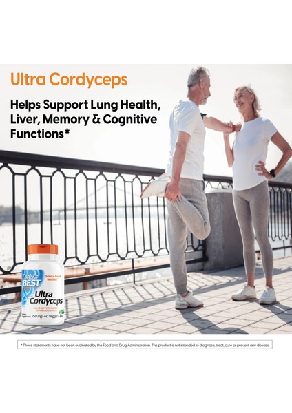 Ultra Cordyceps Plus Ginkgo Biloba And Artichoke Extracts Complex Energy Stamina Vitality Mineral Kordiseps