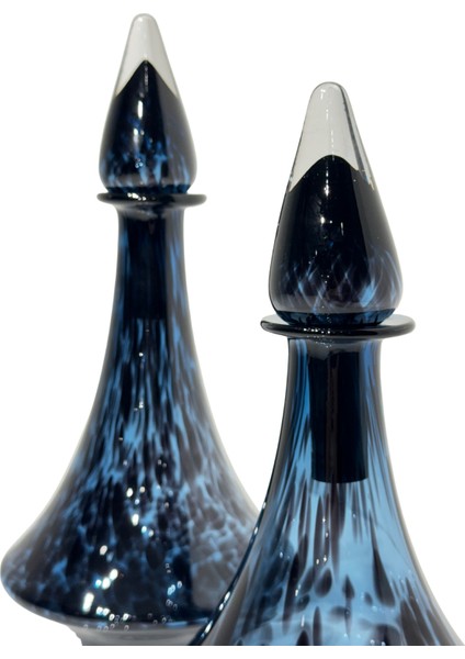 Siyah & Mavi Kapaklı Vazo Seti modelleri