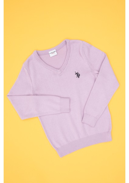 Kız Çocuk Lila Kazak /triko 50316777-VR034