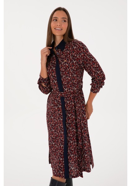 Kadın Lacivert Elbise (Dokuma) 50316431-VR033 fiyatları