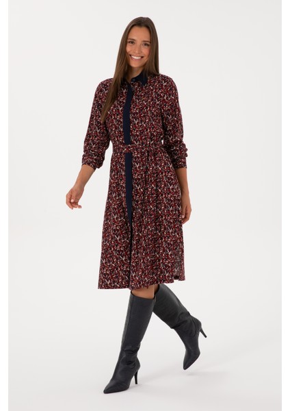 Kadın Lacivert Elbise (Dokuma) 50316431-VR033 modelleri