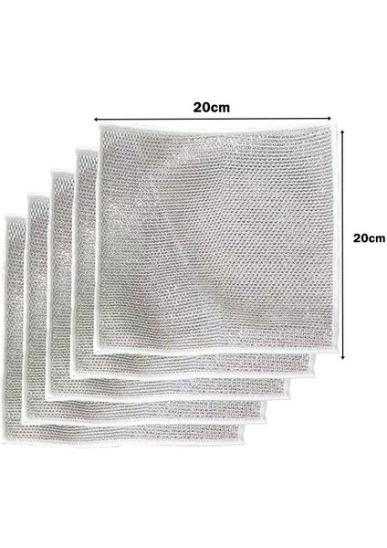 3 Adet Çok Fonksiyonlu Çizmeyen Tel Bulaşık Bezi Bulaşık Havlusu Bulaşık Temizlik Ovma Bezi modelleri