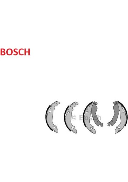 Arka Fren Balata Pabuç Punto 93/00 Tempra Tipo Uno 71738376 F026004250 Bosch