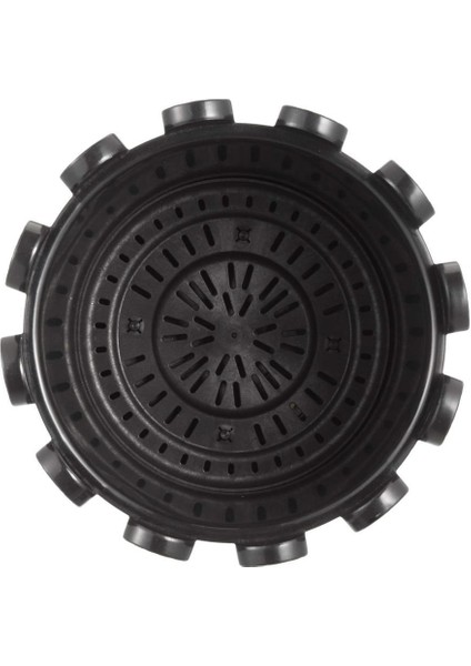 SO-İS03 Istanbul Dekoratif Yuvarlak Saksı 6,6 Lt Antrasit 6 Adet modelleri