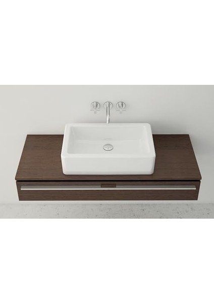 Nuo 7436B003-0016 Dikdörtgen Çanak Lavabo, 50 Cm, Beyaz fiyatları