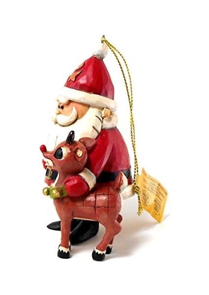 Traditions Von Jim Shore Santa Und Rudolph 50. Ann Ornament 4,25 In fiyatları