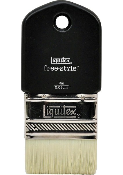 1301002 Free Style Xl Sanatçı Fırçası, Uzun Ömürlü, Şeklini Koruyan Yüksek Kaliteli Sentetik Elyaftan Boya Sürerken Tam Kontrol Için Kürek Fırçası - 2 Inç