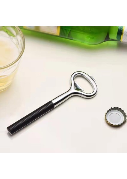 Paslanmaz Çelik Şişe Açacağı - 15 cm Ergonomik Saplı Bira ve Meşrubat Kapağı Açacağı, Uzun Saplı Dayanıklı Mutfak & Bar Aksesuarı fiyatları