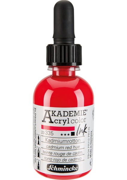 Akademie Akrilik Mürekkep 50 ml 335 Cadmium Red Hue