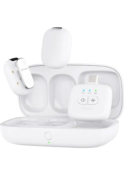 A30 Tiny 2 Kişilik Mikrofon Seti - Beyaz