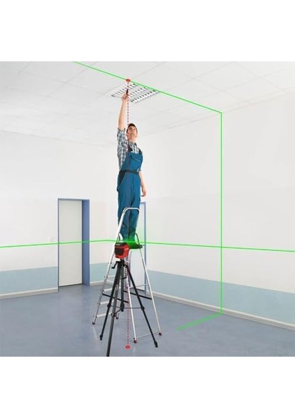KBL88G 25 Metre Profesyonel Yatay 360° ve Dikey Otomatik Hizalamalı Nokta Şakül ve Yeşil Çapraz Çizgi Lazer Distomat modelleri