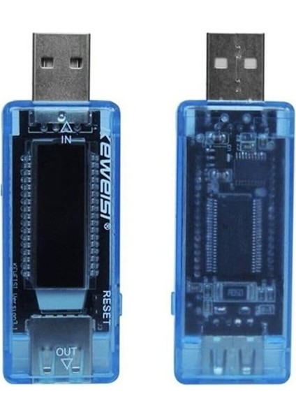 USB Voltmetre Ampermetre LED Gösterge Volt Amper Gerilim Ölçer fiyatları