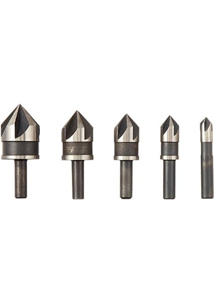 Tools 1877791 Konik Havşa Matkap Ucu, Siyah Oksit, 5 Parçalı modelleri