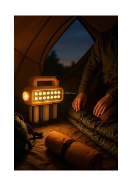Solar Şarjlı Kamp Lambası, 3 Işık Kaynaklı, 38W El Feneri, Type-C Girişli, Taşınabilir LED Işıldak, 480 Lumen, Powerbank Özellikli, Acil Durum Işığı, Taşınabilir Şarjlı Lamba fiyatları