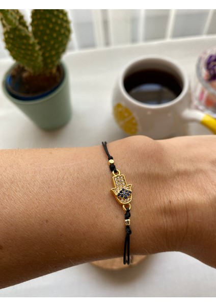 Siyah Renk Zirkon Taş Detaylı Çelik Xupıng VİP İp Bileklik fiyatları