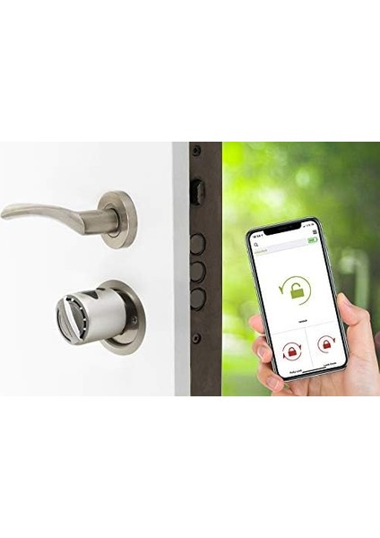 Utopic R Motorlu Silindir Akıllı Kilit, Telefondan Kontrol ve Şarj Edilebilir Pilli … modelleri