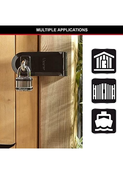 Lock Ağır Hizmet Tipi Asma Kilit [çelik, Paslanmaz Çelik Gövde Kapağı] M5EURDSTS - Deniz Ortamlarında Güvenli Tekneler ve Kapılar fiyatları