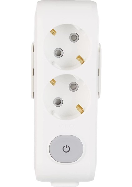 Multi-Let Ikili Priz Anahtarlı Topraklı Çocuk Korumalı Klemensli (Kablosuz)