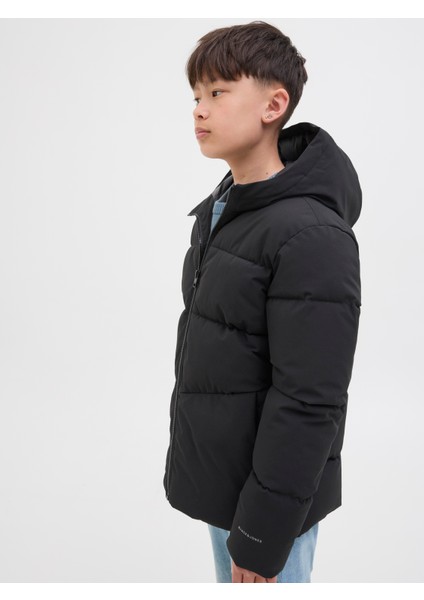 Jack Jones Jjglobal Puffer Jacket Jnr Çocuk Siyah Mont 12283847-02 fiyatları