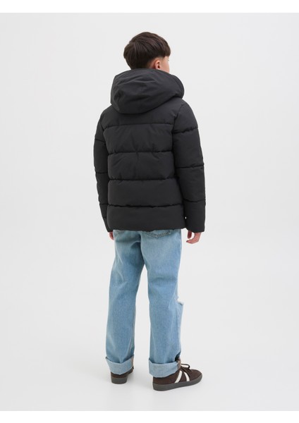 Jack Jones Jjglobal Puffer Jacket Jnr Çocuk Siyah Mont 12283847-02 indirimleri