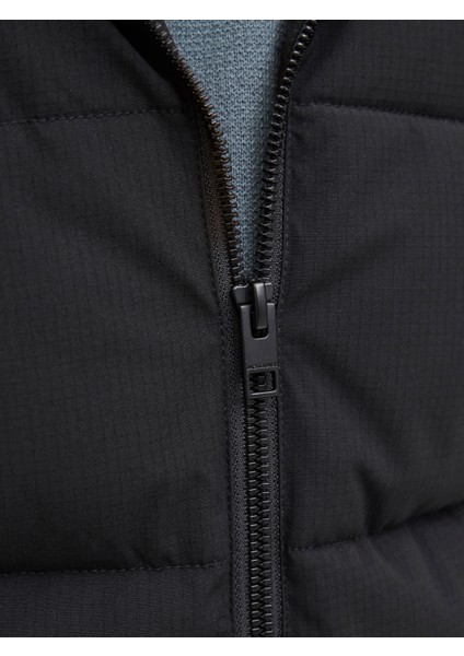 Jack Jones Jjglobal Puffer Jacket Jnr Çocuk Siyah Mont 12283847-02