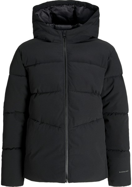 Jack Jones Jjglobal Puffer Jacket Jnr Çocuk Siyah Mont 12283847-02