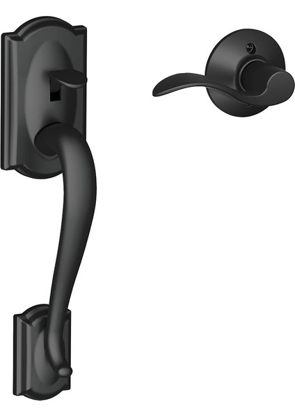 FE285 Cam 622 Acc Rh Camelot Trim Alt Yarım Ön Giriş Kolu Vurgulu Sağ Kol, Mat Siyah