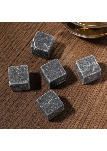 Premium Viski Soğutma Taşı - 12'li Viski Taşı