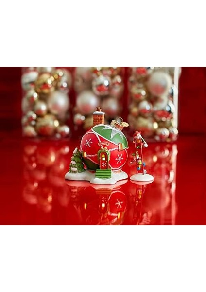 56 Village North Pole Serisi Parlak Vurgular, Köy Figürü, 9,5 Cm, Çok Renkli fiyatları