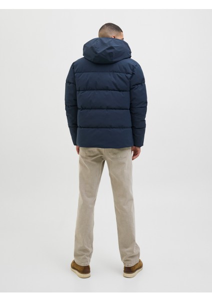 Jack Jones Jjglobal Puffer Jacket Erkek Lacivert Mont 12283517-04 modelleri