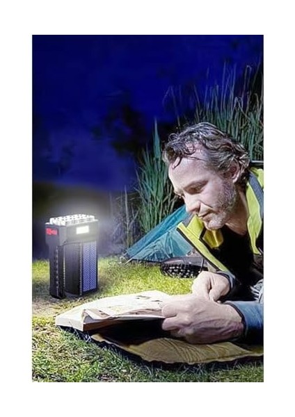 Enerjili 8 Gözlü Kamp Lambası Solar ve Uzun Menzilli Kamp Feneri Yüksek Performanslı Işıldak modelleri