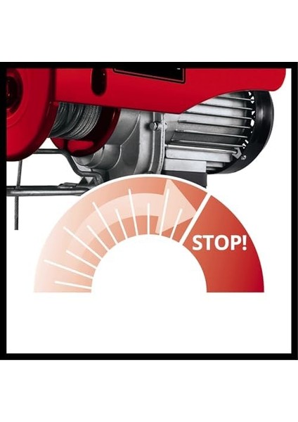 Elektrikli Vinç Tc-Eh 500 (800 W, Acil Durdurma, 12 M Burulmasız Halat, Yük Kancalı Yönlendirme Makarası ve Emniyet Mandalı Dahil) - 2255140 modelleri