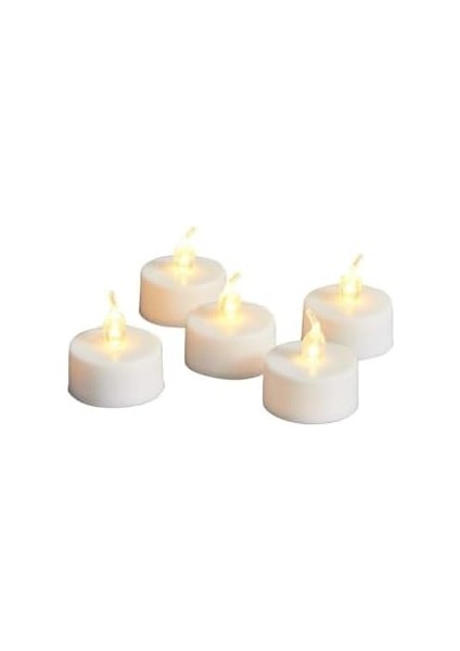 Pilli LED Tealight T-Light Mum Pilli Mum LED Işık Sıcak Sarı Renk Dekorasyon Süsleme Düğün Kına Organizasyon (6) fiyatları
