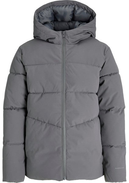 Jack Jones Jjglobal Puffer Jacket Jnr Çocuk Gri Mont 12283847-05