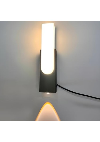 Geldi Dekoratif LED Aplik, Çift Yönlü, 10W, 3200K Gün Işığı, Siyah, Çift Yönlü Işık LED Duvar Aydınlatma Cata Hawai Iç ve Dış Mekan modelleri